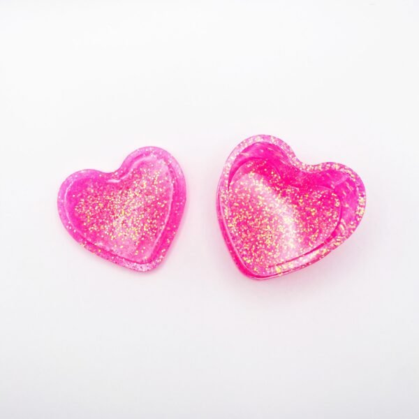 Sparkly Heart Trinket Boxes