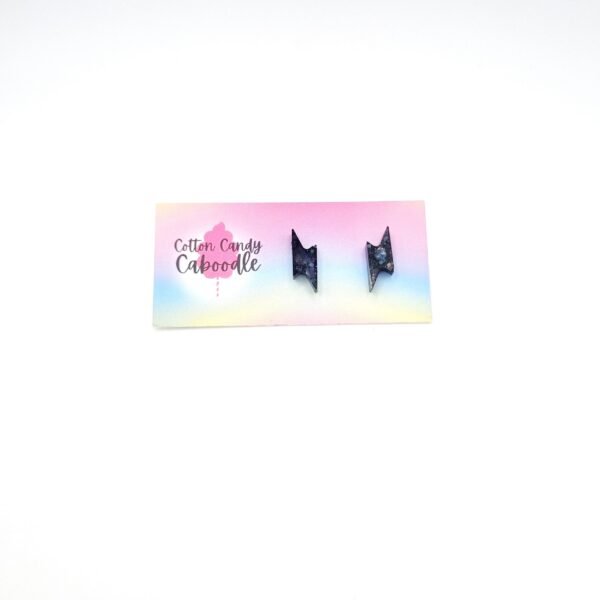 Lightning Bolt Stud Earrings - Image 2