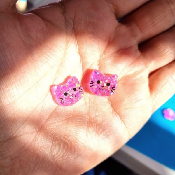 Happy Cat Stud Earrings