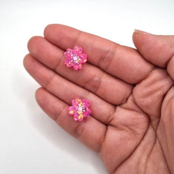 Sakura Cherry Blossom Stud Earrings - Image 2