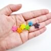 Neon Star Stud Earrings