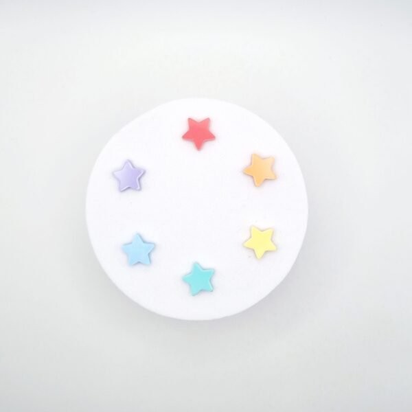 Pastel Star Stud Earrings