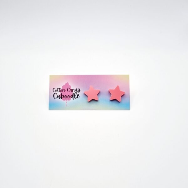 Pastel Star Stud Earrings - Image 8