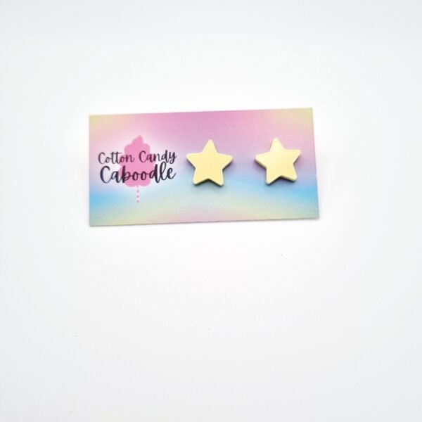 Pastel Star Stud Earrings - Image 6