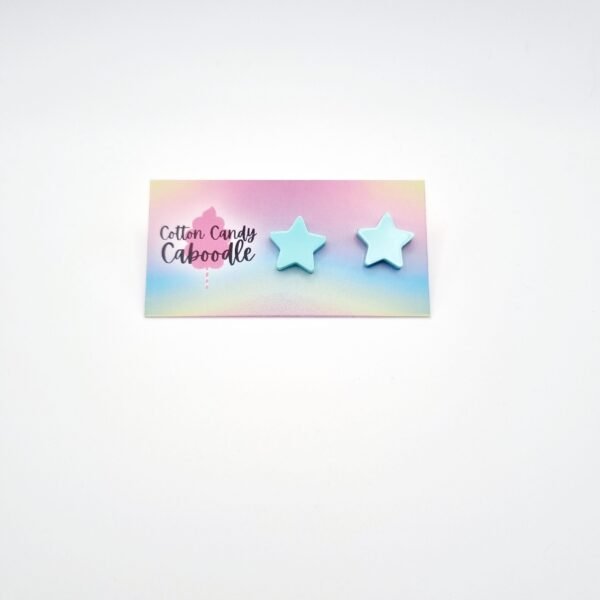 Pastel Star Stud Earrings - Image 5