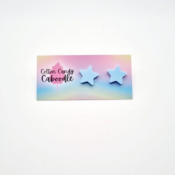 Pastel Star Stud Earrings - Image 4