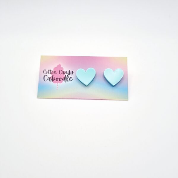 Pastel Heart Stud Earrings - Image 7