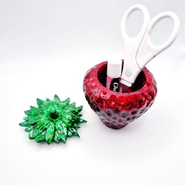 Sparkly Strawberry Trinket Box - Image 5