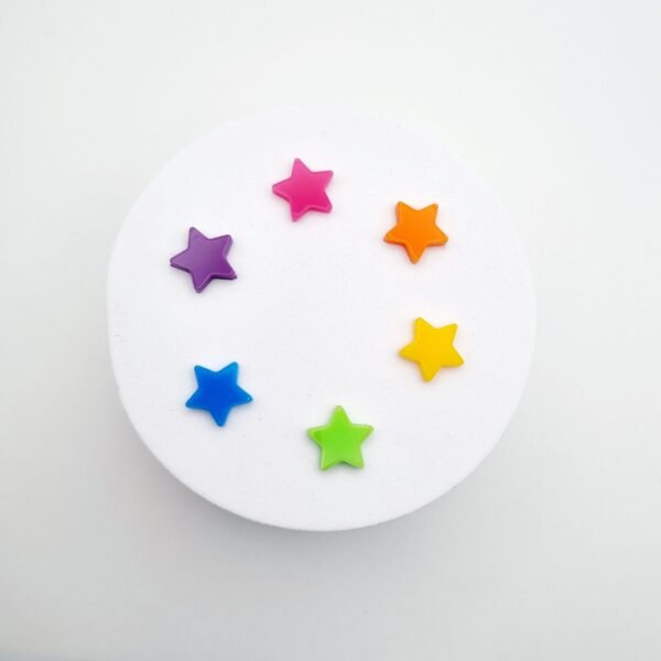 Vibrant Star Stud Earrings