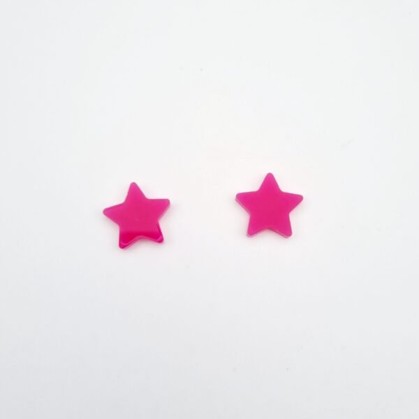 Vibrant Star Stud Earrings - Image 2