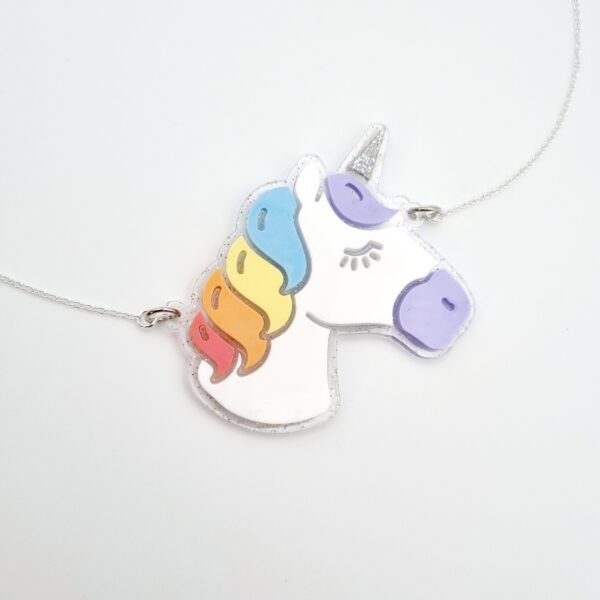 Magical Rainbow Unicorn Statement Necklace