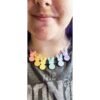 Pastel Rainbow Easter Bunny Peep Necklace - Image 2
