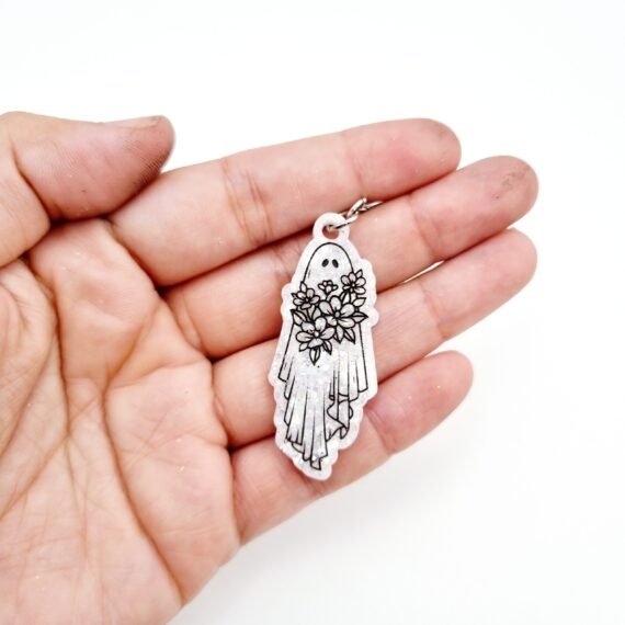 Sparkly Floral Ghosts