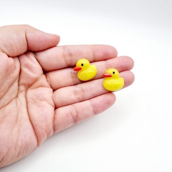 Chunky Duck Stud Earrings