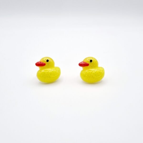 Chunky Duck Stud Earrings - Image 2